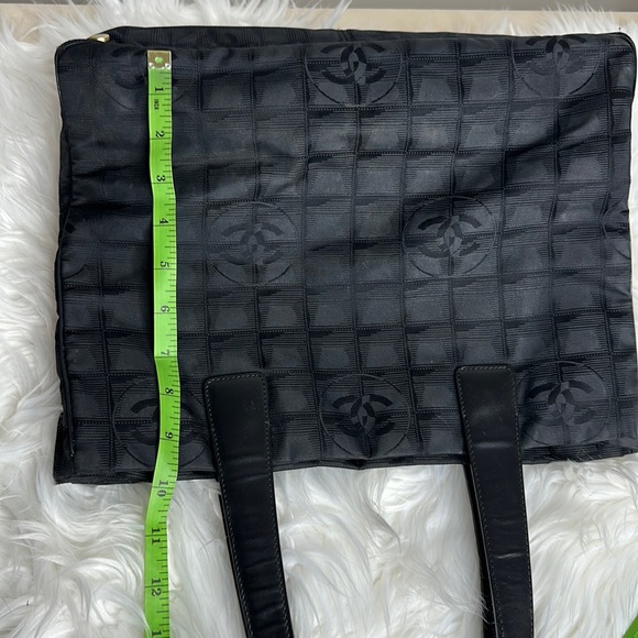 100% Authentic Pre-owned Chanel Nylon Black Tote Bag, 13.5x10x6 - Picture 5 of 16